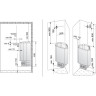 Печь электрическая HARVIA DELTA D23 со встроенным пультом HD230400